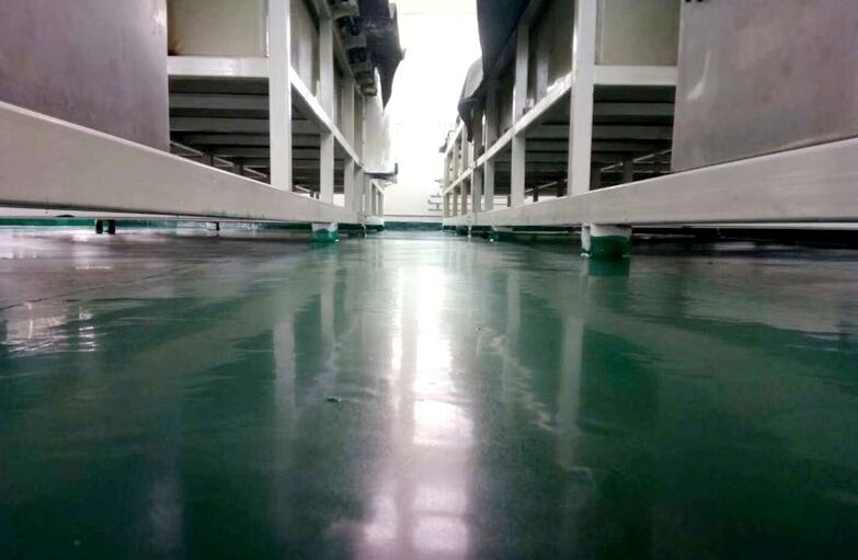 線路闆廠地面防腐施工