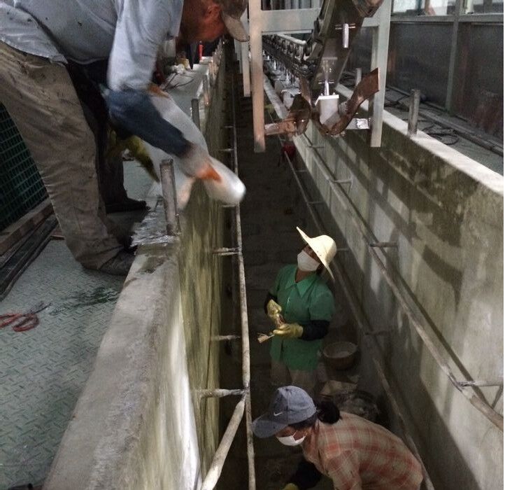 污水(shuǐ)池玻璃鋼防腐施工圖