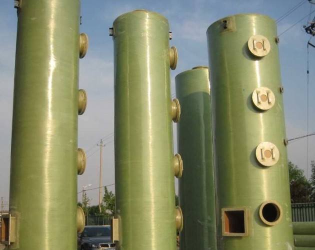 小(xiǎo)型玻璃鋼脫硫塔